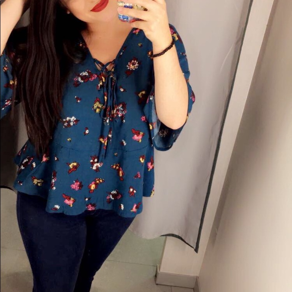 Floral Print Blouse